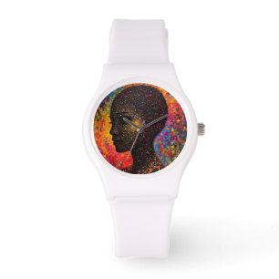 Montre Afro Nebula Whisper – Célébration de l'Histoire No