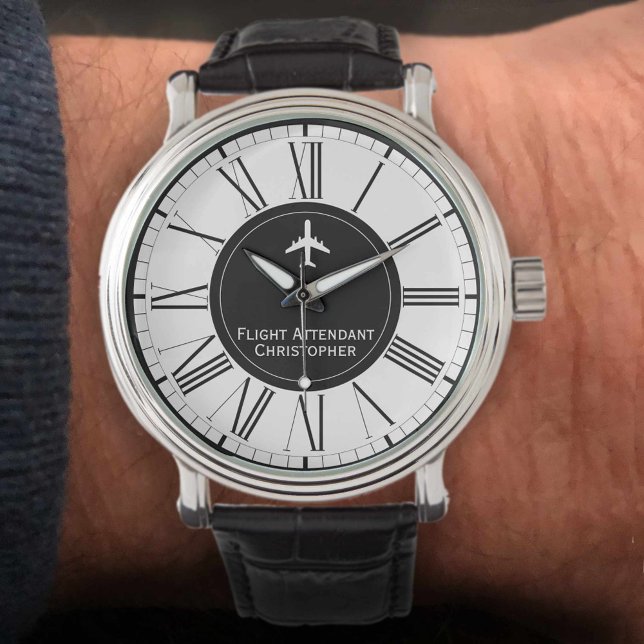 Montre Agent de bord d'avion Équipage de cabine (Créateur téléchargé)