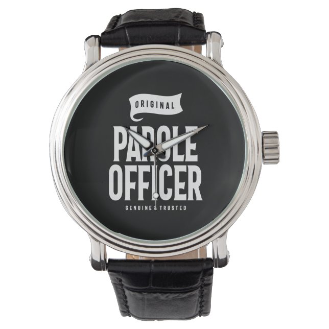 Montre Agent de libération conditionnelle Titre du poste  (devant)