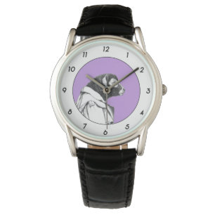 Montre Agneau herbacé en manteau de tranchée (Sumire) M2