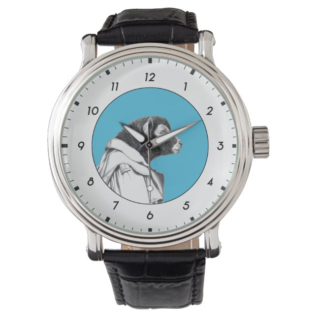 Montre Agneau Herdwick en Trench Coat (Bleu Old School) M (devant)