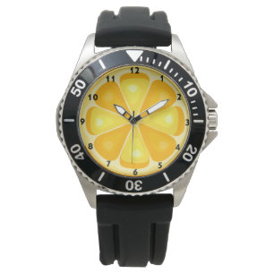 Montre Agrumes TROPICALES FRUITS D'ÉTÉ Citrons d'orange