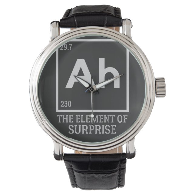 Montre Ah the Element of surprises (devant)
