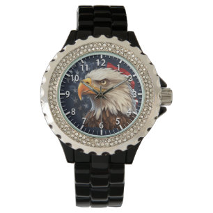 Montre Aigle à drapeau américain