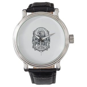 Montre Aigle de Fierté Américaine Modèle de Chemise Patri