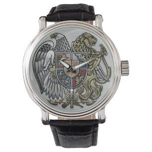 Montre Aigle et Lion Sigla Black Silver   Regarder