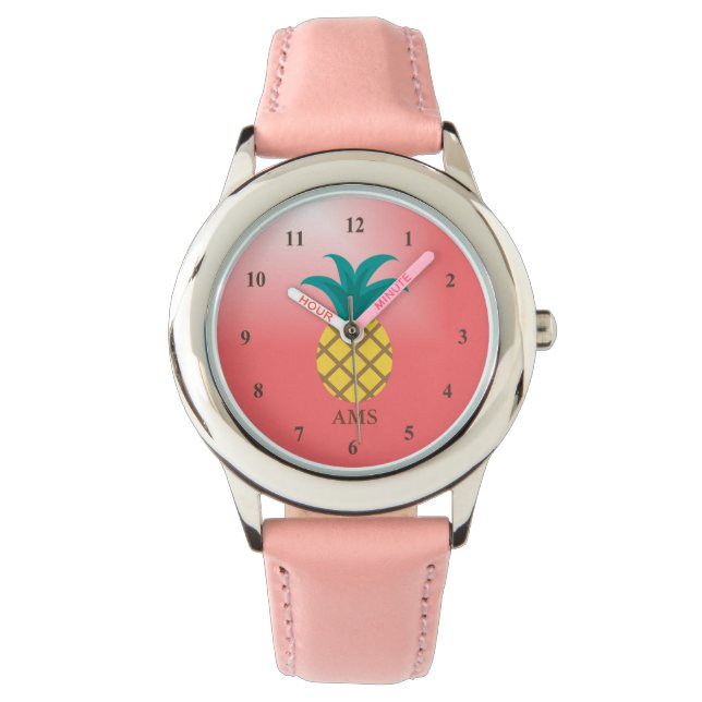 Montre Aiguille rose (devant)