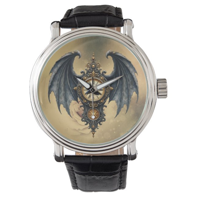 Montre Ailes de l'Éternité – Le Gardien Intemporel.  (devant)
