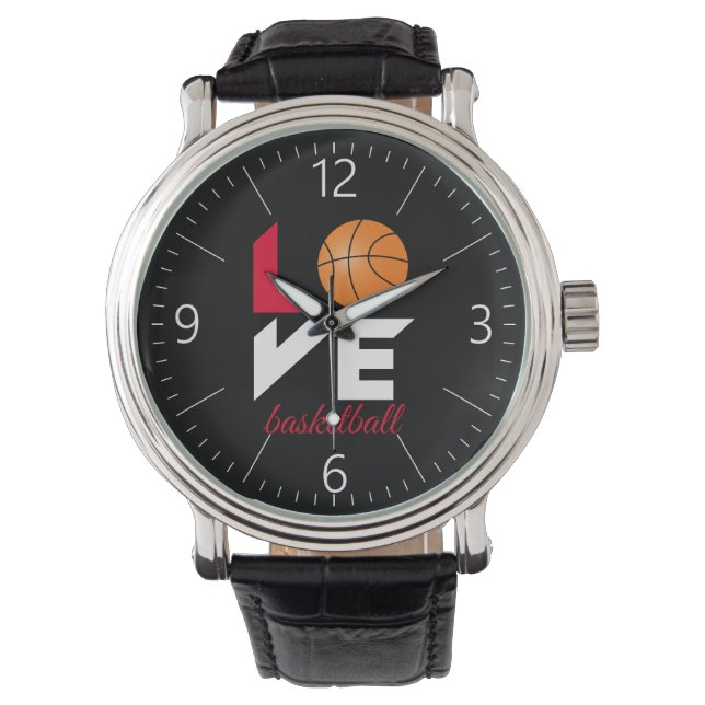 Montre Aimer le basket-ball (devant)