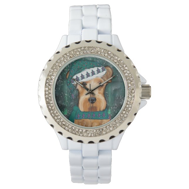 Montre Airedale Terrier  (devant)