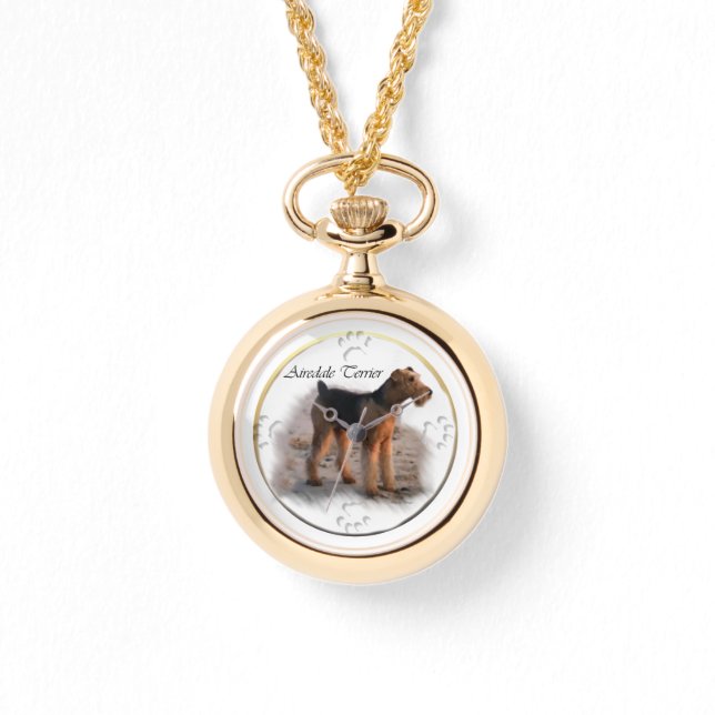Montre Airedale Terrier Art (Recto)