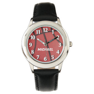 Montre Ajouter Votre Nom Basketball Kids noir
