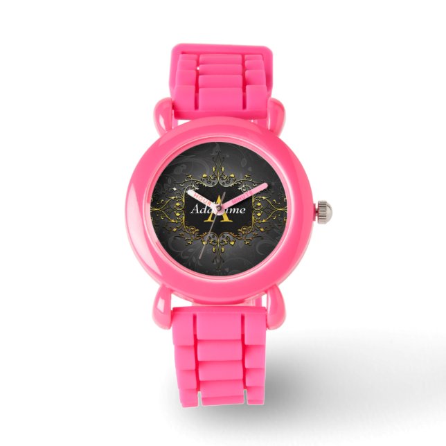Montre Ajouter votre nom et votre initiale (Recto)