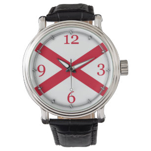 Montre Alabama State Flag Watch Design