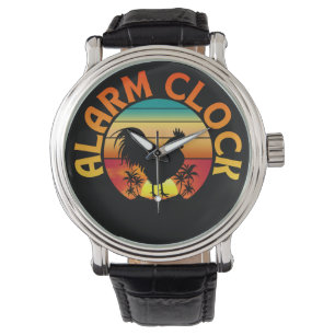 MONTRE ALARME HORLOGE VINTAGE MATIN ROOSTER POULET
