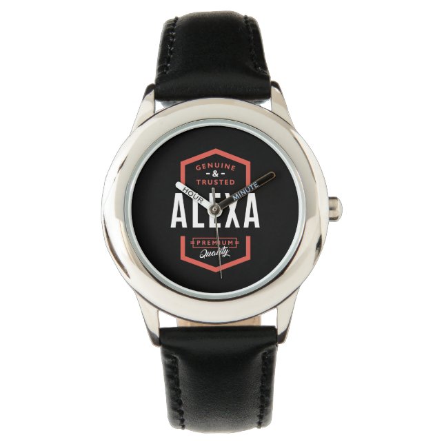 Montre Alexa Genuine et Trusted (devant)