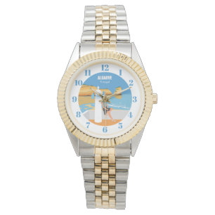 Montre Algarve plage fille voyage vintage style