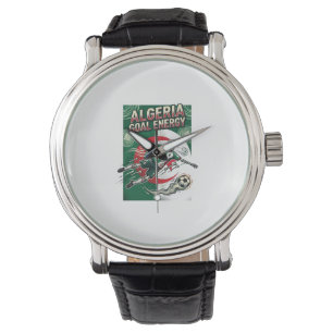 Montre Algérie But Énergie Squelette Attaquant Nations Gr