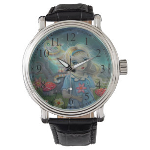 Montre Alice au Pays des Merveilles et l'Art du Chat du C
