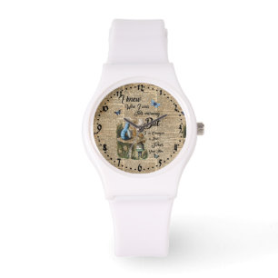 Montre Alice dans l'art vintage de dictionnaire de