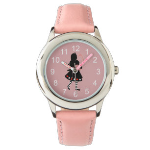 Montre Alice et Flamant rose rose