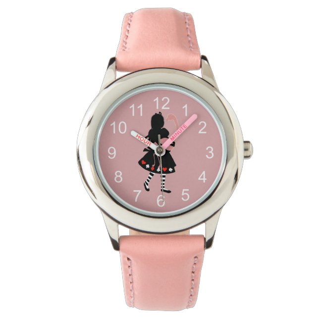 Montre Alice et Pink Flamingo (devant)