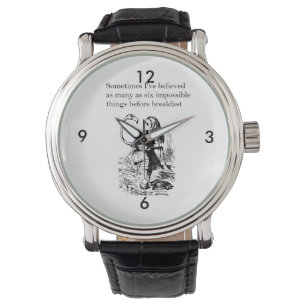 Montre Alice, six choses impossibles