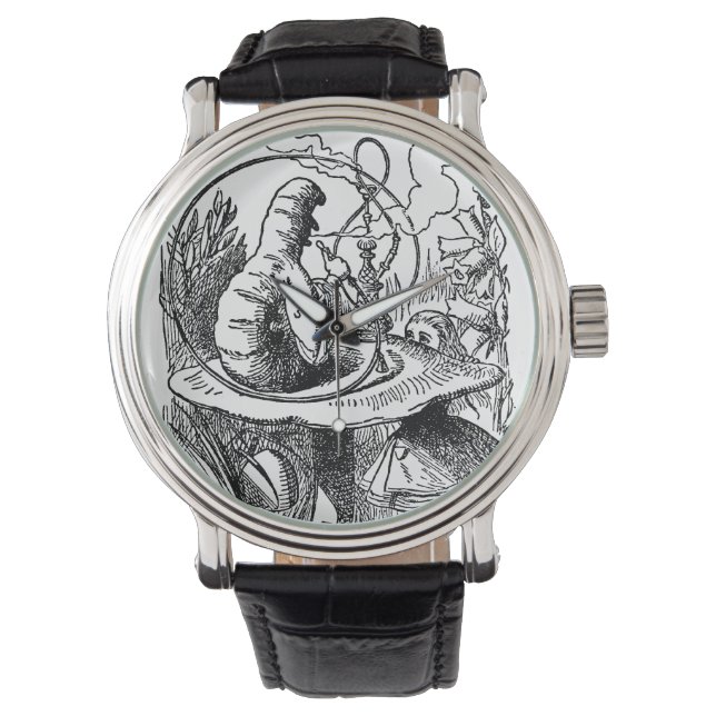 Montre Alice vintage au pays des merveilles Chatouchine (devant)