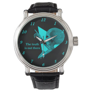 Montre Alien gris, la vérité est là