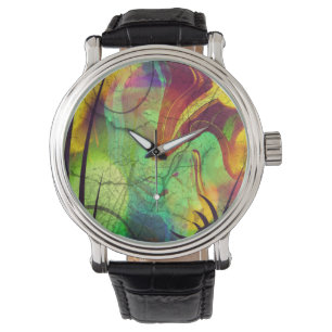 Montre Alien Opal Abstrait Watch