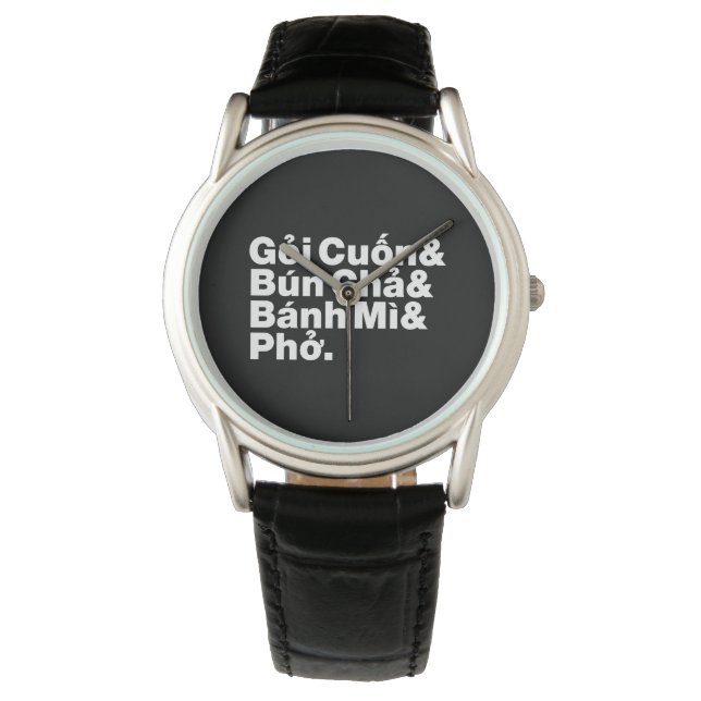 Montre Alimentation de rue vietnamienne (devant)