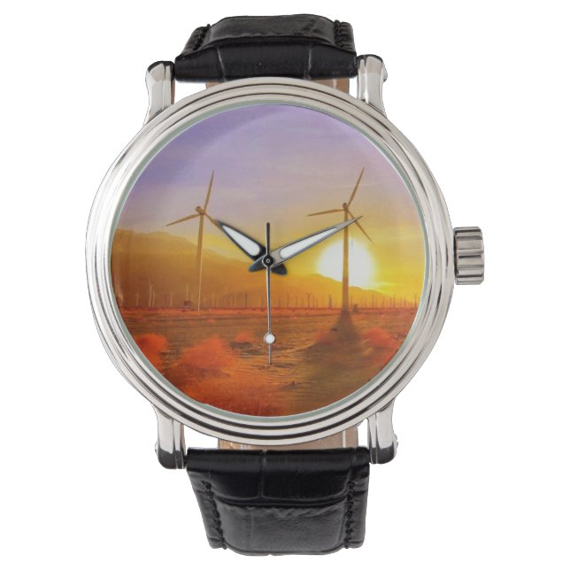 Montre Alimenté par le vent (devant)