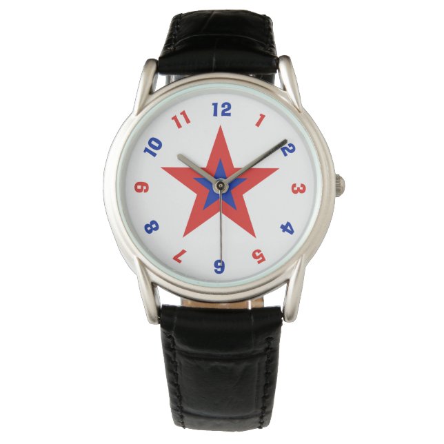 Montre All-American Red and Blue Star (devant)