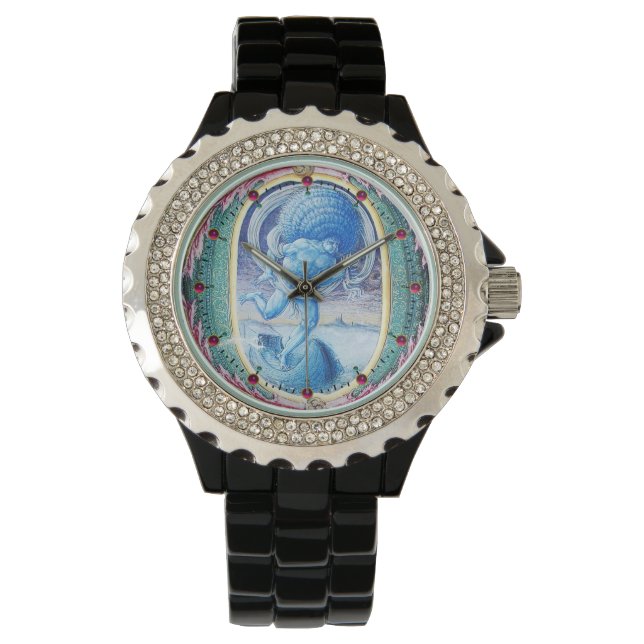 MONTRE ALLÉGATION DU MONOGRAMME FLORAL ANTIQUE VENT (devant)