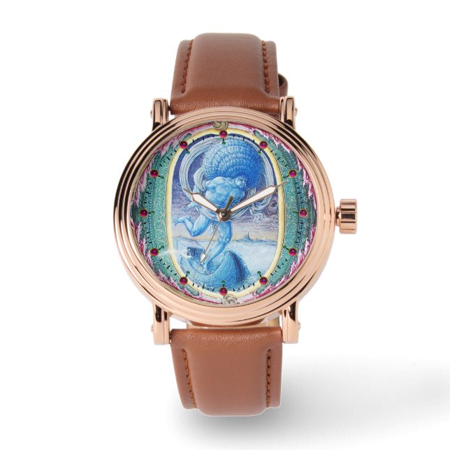 MONTRE ALLÉGATION DU MONOGRAMME FLORAL ANTIQUE VENT (Recto)