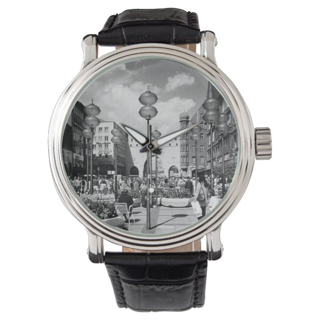 Montre Allemagne vintage Munich Towngate Karistor (devant)