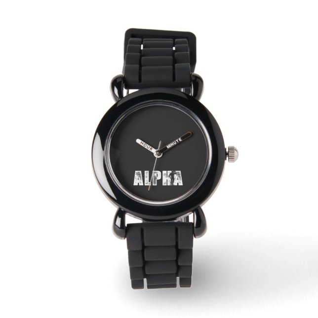 Montre Alpha (Recto)