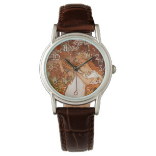 Montre Alphonse Mucha, Quatre Saisons, Printemps