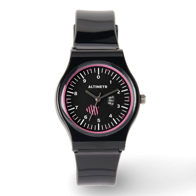 Montre Altimetr Lady Geek de l'aviation (Recto)