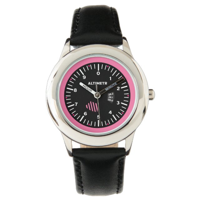 Montre Altimetr Lady Geek de l'aviation (devant)