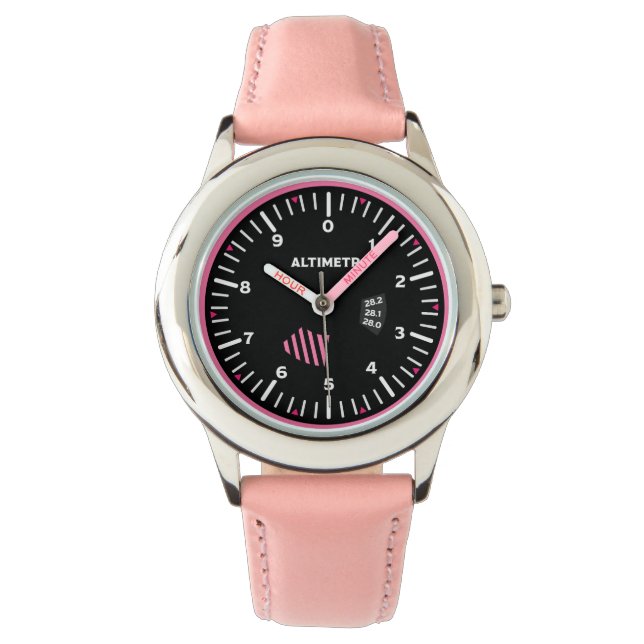 Montre Altimetr Lady Geek de l'aviation (devant)