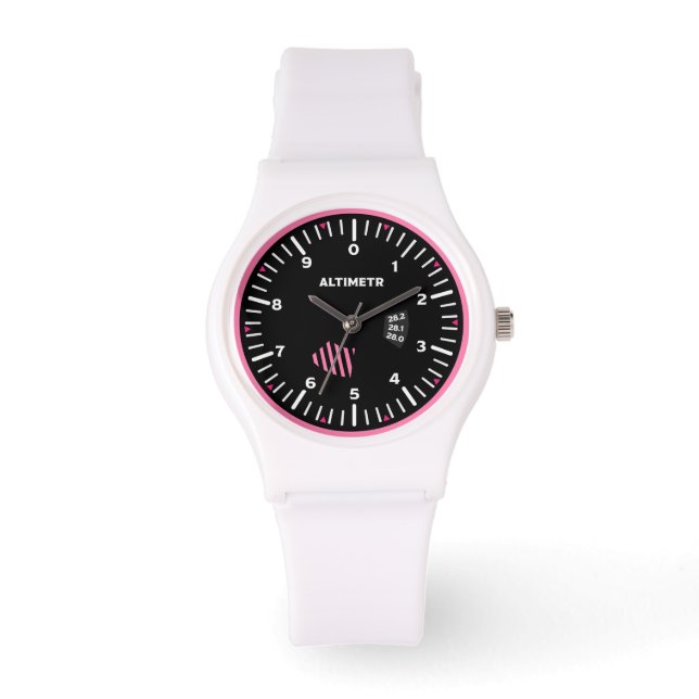 Montre Altimetr Lady Geek de l'aviation (Recto)