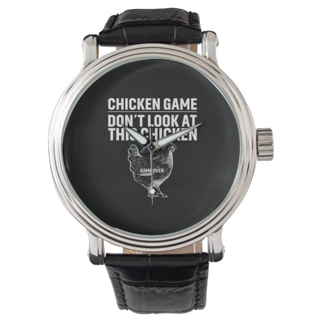 Montre Amateur de poulet | Jeu de poulet (devant)