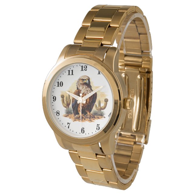 Montre Amateurs d'aigle patriotique occidental (Incliné)