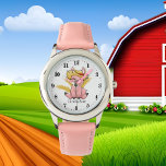 Montre Amateurs de ferme de porc mignon ajouter nom Watch<br><div class="desc">Amateurs de ferme de porc mignon ajouter nom Watch</div>