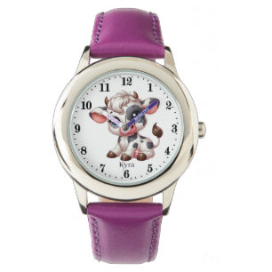 Montre Amateurs de vache blanche et noire
