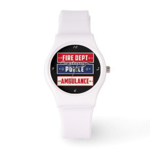 Montre Ambulance de police des incendies Thunder_Cove