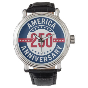 Montre America 250 Anniversaire Rouge, Blanc & Bleu