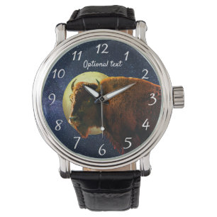 Montre American Bison, Pleine lune et étoile