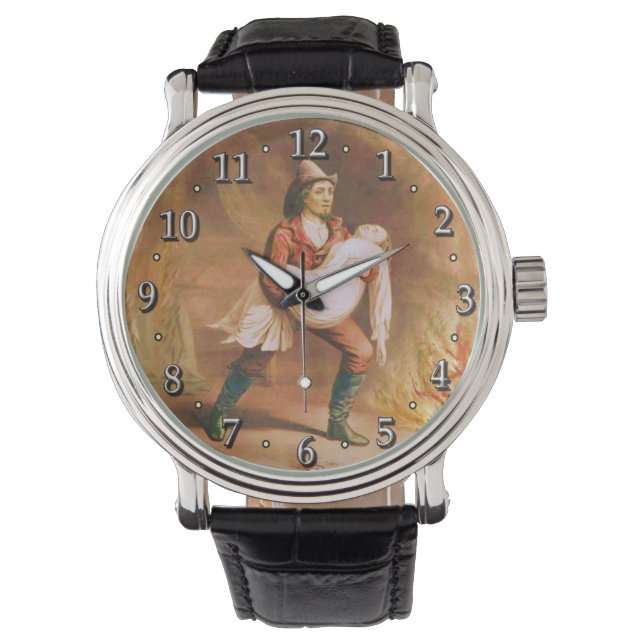 Montre American Fireman Victorian Firefighter Style 3 (devant)